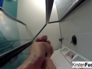 Kirsten duchas con un bajo el agua camara fotografica: gratis hd adulto película 88