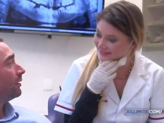 Blond dentist fucks ji pacient