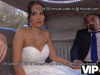 Vip4k. възбуден мадама в сватба рокля fools около не с бъдеще съпругче