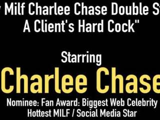 Busty Milf Charlee Chase Double embraces a Client's Hard phallus