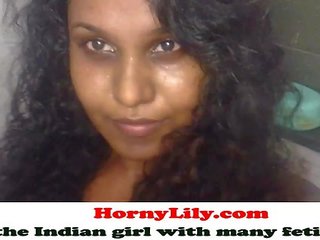Indian pornstar seductress lily shaking her big-ass
