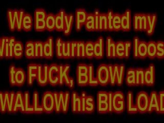Body Painted Cum Eating hooker